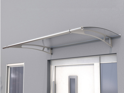 GUTTA Guttavordach PT/L, 270 x 95 x 17 cm, nerez, saténová biela 7311306