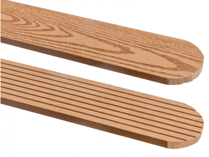 GUTTA WPC plotová doska 80 x 12 x 1000 mm s polguľatou hlavou, original wood 100001016