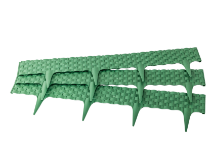 GUTTA Záhradný obrubník Rattan palisade 2,4 m, zelený 4294196