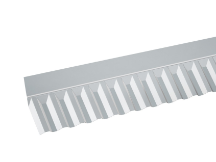 GUTTA Napojenie na čelnú stenu, trapéz 76 x 18, 1045 x 150 x 50 mm, akryl, číra 3410632