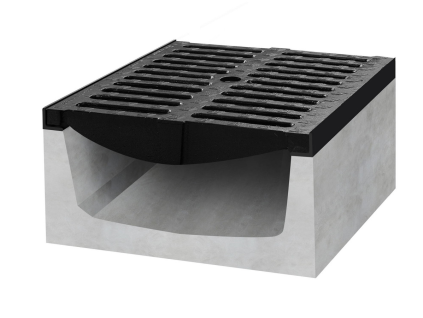 GUTTA betónový žľab D400 s liatinovou mrežou H200 500x400x200 mm 4294739x