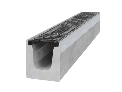 GUTTA betónový žľab C250 s liatinovou mrežou H160 1000x145x160 mm 20 ks/pal 4294718