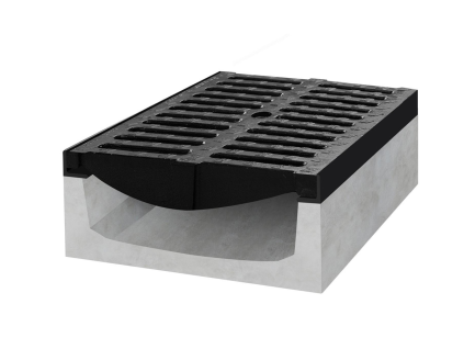GUTTA betónový žľab D400 s liatinovou mrežou H500 500x500x500 mm 4294749x