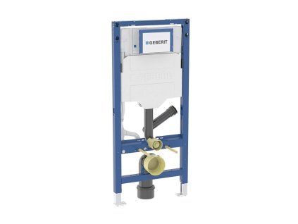 Geberit Prvok Geberit Duofix pre závesné WC, 120 cm, s podomietkovou splachovacou nádržkou Sigma 12 cm, s hygienickým preplachom HS50: Prípojka=2 prípojky vody 111.076.00.2