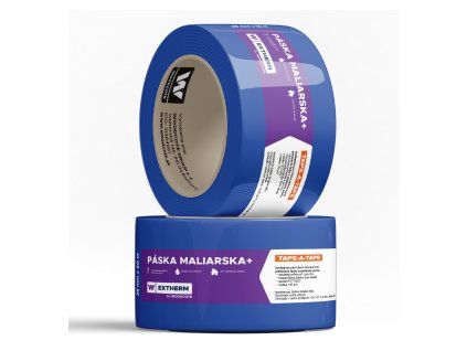 EXTHERM Páska maliarska PLUS modrá 38mmx50m 10141BL 38mm*50m