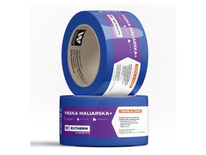 EXTHERM Páska maliarska PLUS modrá 50mmx50m  10141BL 50mm*50m