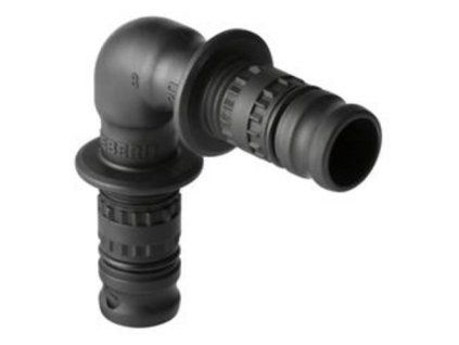 Koleno Geberit Mepla: 90°, PVDF, d=20mm