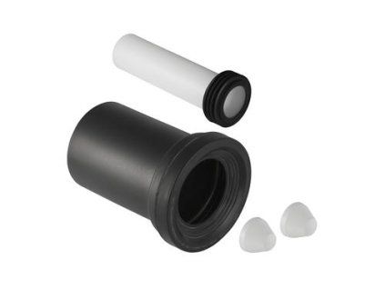 Geberit Pripájacia súprava Geberit pre závesné WC, dĺžka 18,5 cm: d=90mm, d1=45mm, S matným pochrómovaním 152.426.46.1
