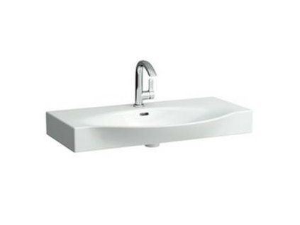 Laufen Palace - Umývadlo do nábytku, 900 mm x 510 mm, biela – 1 otvor na batériu, stredový H8117020001041