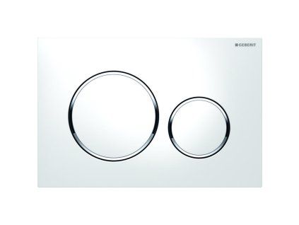 Geberit Sigma20 Ovládacie tlačidlo, biela/chróm lesk 115.882.KJ.1