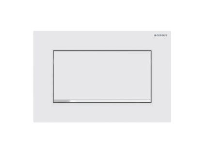 Geberit Sigma30 - Ovládacie tlačidlo Sigma30, splachovanie Start/Stop, biela mat/chróm 115.893.JT.1
