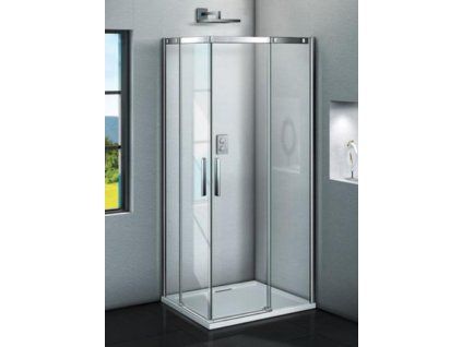 AQUATEK Sprchovací kút štvorcový s dvoma zásuvnými dverami ZEUS A4 90x90