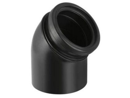 Geberit Pripájacie koleno Geberit PE 45° s pripájacím hrdlom, pre závesné WC: d=110mm, d1=90mm 367.945.16.1