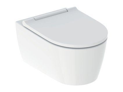 Geberit ONE - Závesné WC s doskou softclose, TurboFlush, KeraTect, biela 500.201.01.1