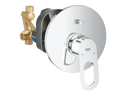 Grohe BauLoop - Páková vaňová batéria pod omietku, chróm 29081000