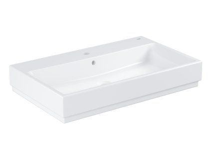 Grohe Cube Ceramic - Umývadlo s prepadom, 800 mm x 490 mm, PureGuard, alpská biela 3946900H