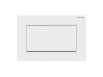 Geberit Sigma30 - Ovládacie tlačidlo na 2 množstvá splachovania, biela/biela mat 115.883.11.1