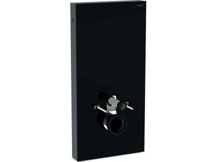 Geberit Sanitárny modul Geberit Monolith pre závesné WC, 101 cm, predné opláštenie zo skla: Predné opláštenie: čierne sklo, Bočné opláštenie: hliník s čiernym 131.021.SJ.6