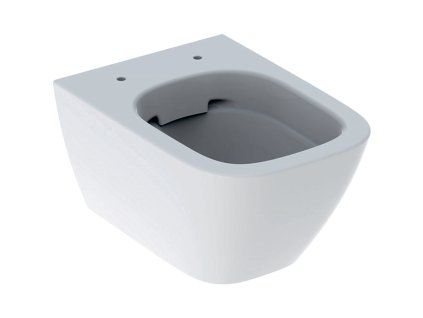 Geberit Smyle Square - Závesné WC s hlbokým splachovaním, skrátené vyloženie, uzavretý tvar, Rimfree 500.379.01.1