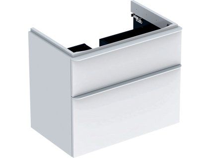 Geberit Smyle Square - Skrinka pod umývadlo, s dvomi zásuvkami 500.353.00.1