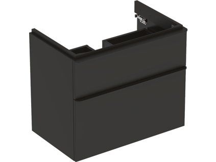 Geberit Skrinka Geberit pod umývadlo Smyle Square, s dvomi zásuvkami: 73.4x61.7x47cm, Láva 500.353.JK.1