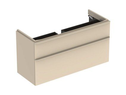Geberit Smyle Square - Skrinka pod umývadlo, s dvomi zásuvkami 500.355.JL.1