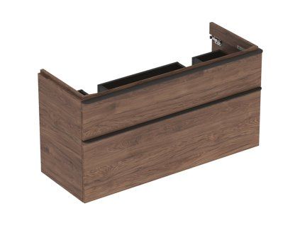 Geberit Smyle Square - Skrinka pod dvojumývadlo, s dvomi zásuvkami 500.356.JR.1