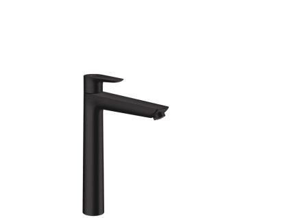 HansGrohe Talis E - Umývadlová batéria s výpusťou, matná čierna 71716670