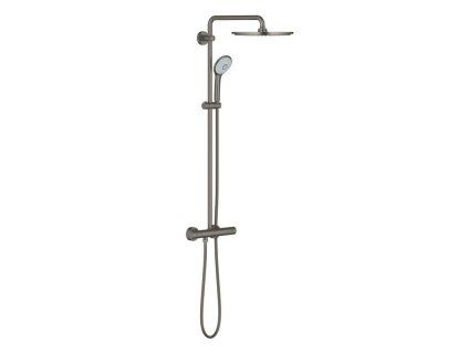 Grohe Euphoria - Sprchový systém 310 s termostatickou batériou na omietku, kefovaný tmavý grafit 26075AL0
