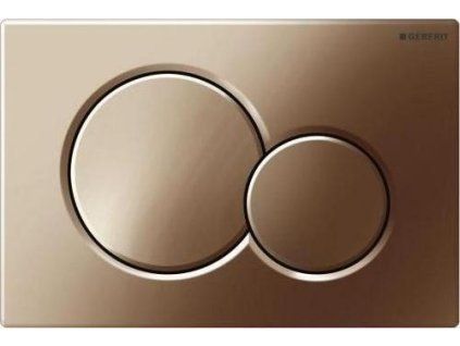 Geberit Sigma01 - Ovládacie tlačidlo Sigma01, ušľachtilá galvanizovaná mosadz 115.770.DT.5