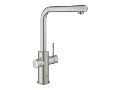 Grohe Blue Home - Drezová batéria Connected, s chladiacim zariadením a filtráciou, supersteel 31539DC0