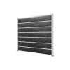 GUTTA Guttafence Premium, základný panel 2,02 x 1,86, biely, Laminát - antracit 4297005x