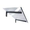 GUTTA Guttavordach PT/SE VSG číra 8mm, 1400 x 800 mm, antracit 7600021
