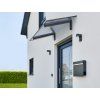 GUTTA Guttavordach PT/SE VSG číra 8mm, 1400 x 800 mm, antracit 7600021