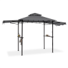 Blumfeldt Steakhouse Wing Altánok so strechou, 235x242x145cm, 2 sklopné bočné diely, sivý