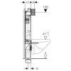 Geberit Kombifix - Montážny prvok pre závesné WC, 108 cm, splachovacia nádržka pod omietku Sigma 12 cm 110.302.00.5