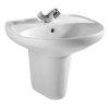 Jika Euroline Umývadlo, otvor pre batériu, s prepadom 60 x 49 cm H8142720001045