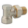 Novaservis - Radiátorové šróbenie uzatvárateľné rohové 3/8" RA330/10