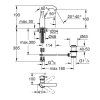 Grohe Essence - Umývadlová batéria s výpustom, chróm 23462001