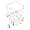 Grohe Euro Ceramic - WC kombi súprava s nádržkou a doskou softclose, rimless, alpská biela 39462000