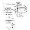 Grohe Euro Ceramic - WC kombi súprava s nádržkou a doskou softclose, rimless, alpská biela 39462000