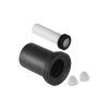 Geberit Pripájacia súprava Geberit pre závesné WC, dĺžka 18,5 cm: d=90mm, d1=45mm, S matným pochrómovaním 152.426.46.1