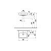 Jika Lyra plus - Umývadlo s prepadom 40, 400x340 mm, biela H8153800001041