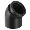 Geberit Pripájacie koleno Geberit PE 45° s pripájacím hrdlom, pre závesné WC: d=110mm, d1=90mm 367.945.16.1