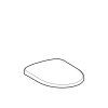 Geberit Selnova - WC sedadlo, duroplast, biela 500.337.01.1