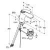 Kludi Balance -  umývadlová batéria s odtok. garnitúrou prietok 8l/min biela/chróm 520239175