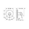 Grohe Concetto - Sprchová batéria pod omietku, chróm 24053001