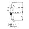 Grohe Essence - Páková drezová batéria, kefovaný Cool Sunrise 30270GN0