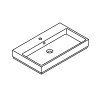 Grohe Cube Ceramic - Umývadlo s prepadom, 800 mm x 490 mm, PureGuard, alpská biela 3946900H