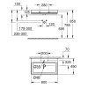 Grohe Cube Ceramic - Umývadlo s prepadom, 800 mm x 490 mm, PureGuard, alpská biela 3946900H